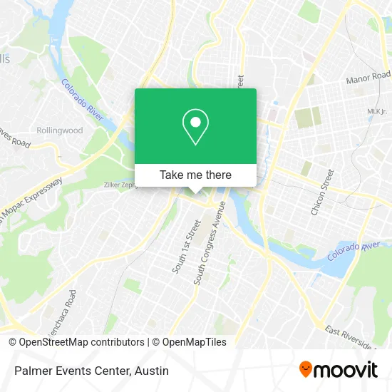 Palmer Events Center map