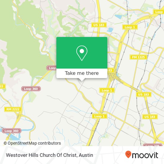 Mapa de Westover Hills Church Of Christ