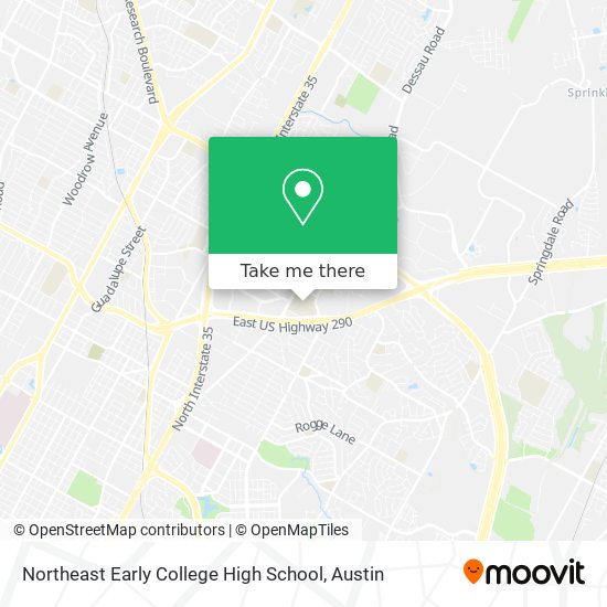 Northeast Early College High School map