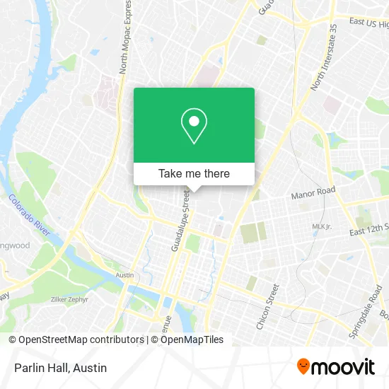 Mapa de Parlin Hall