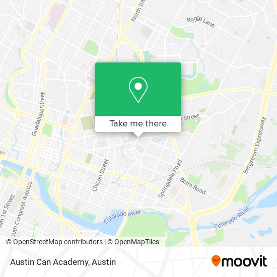 Austin Can Academy map