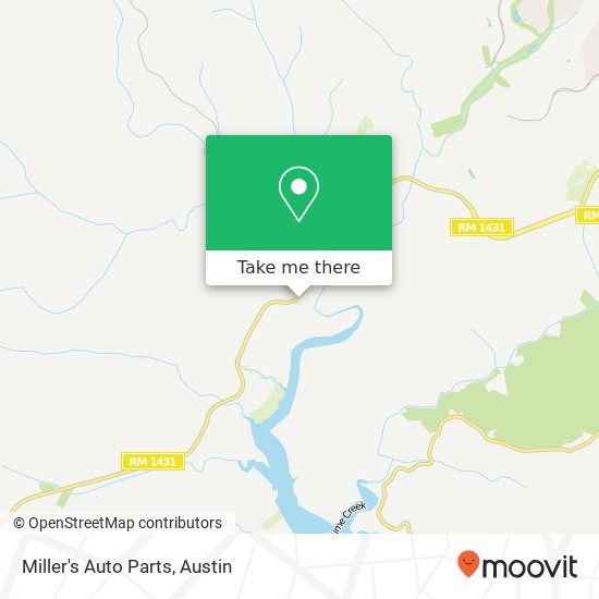 Miller's Auto Parts map