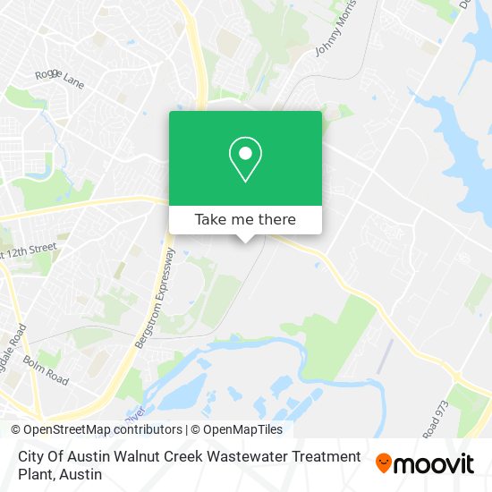 City Of Austin Walnut Creek Wastewater Treatment Plant map