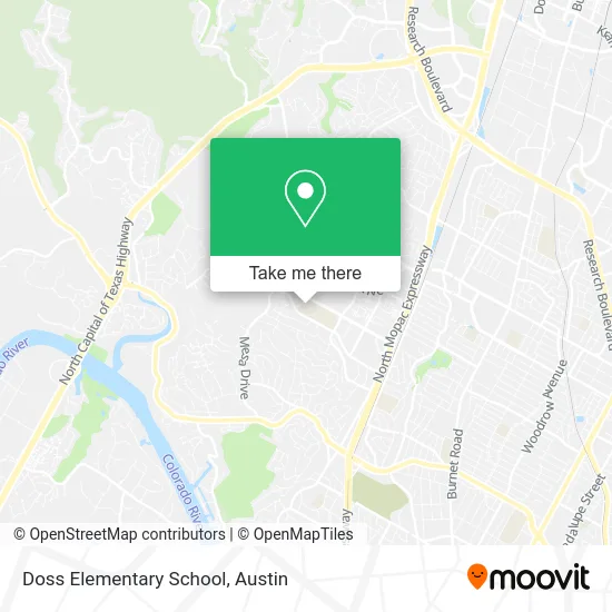 Doss Elementary School map