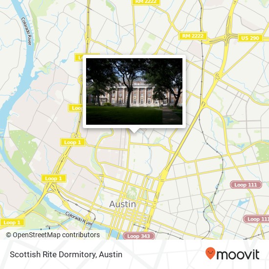 Scottish Rite Dormitory map