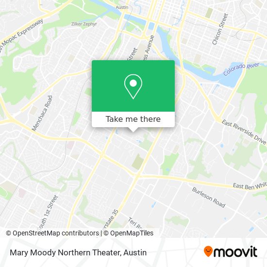 Mary Moody Northern Theater map