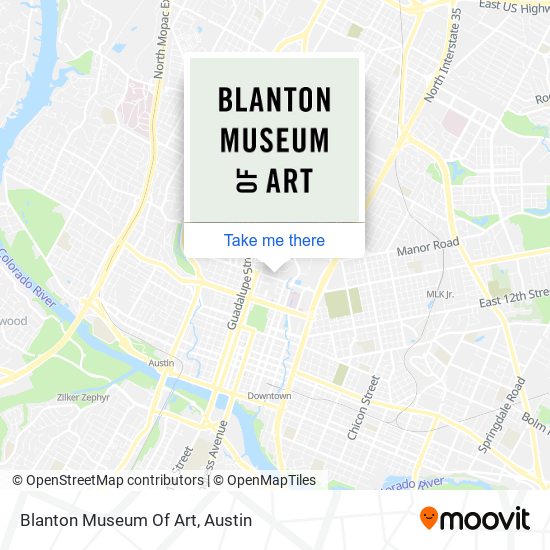 Blanton Museum Of Art map