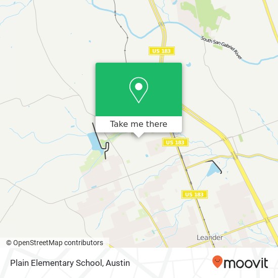 Plain Elementary School map