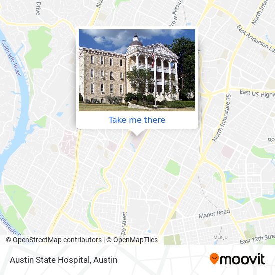 Austin State Hospital map