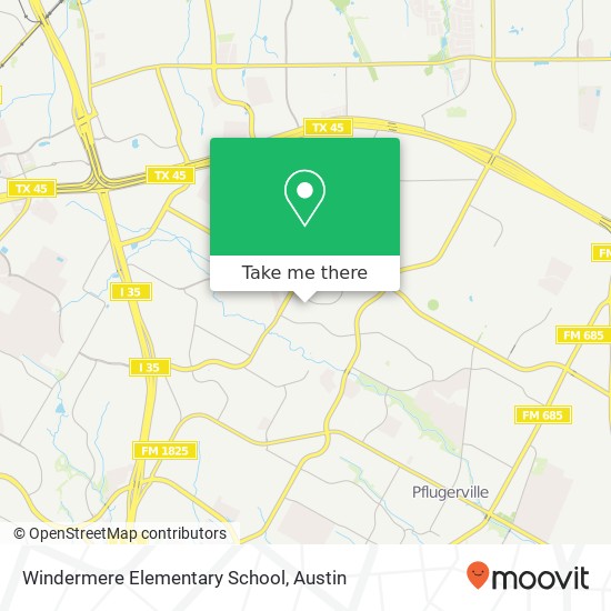 Windermere Elementary School map