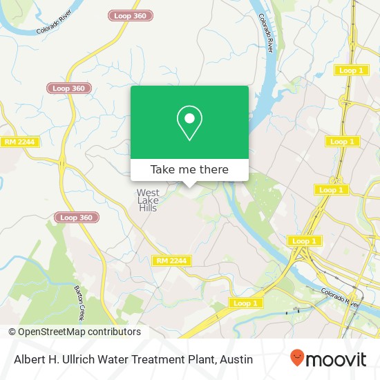 Mapa de Albert H. Ullrich Water Treatment Plant
