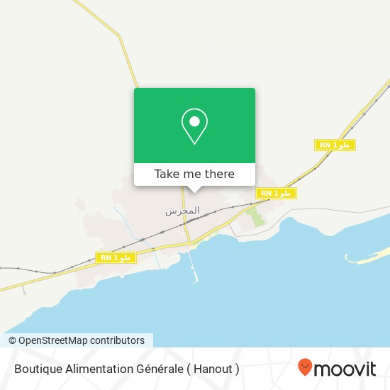 Boutique Alimentation Générale ( Hanout ) map