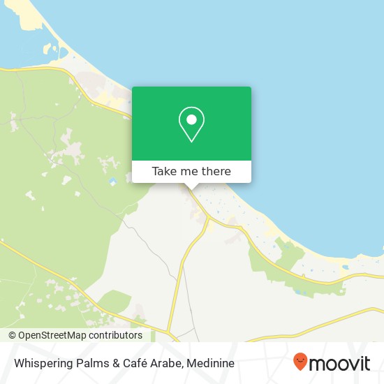 Whispering Palms & Café Arabe map
