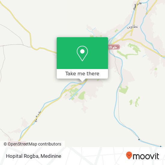 Hopital Rogba map
