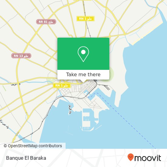 Banque El Baraka map