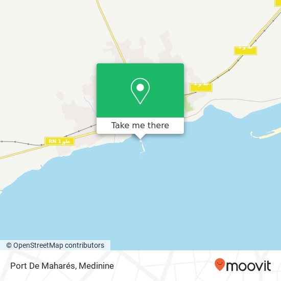 Port De Maharés plan