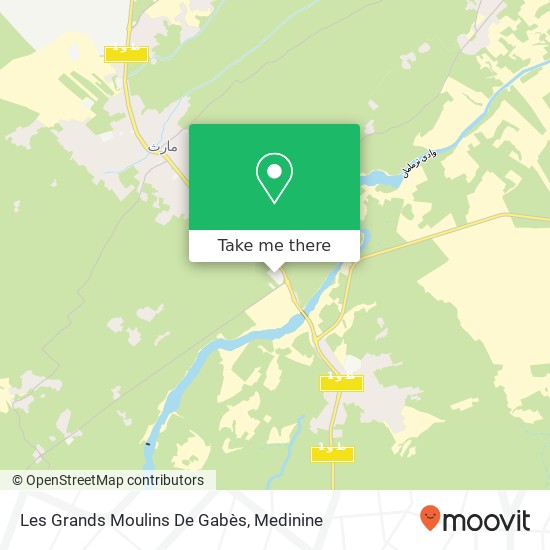 Les Grands Moulins De Gabès map