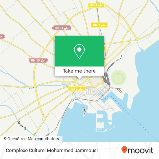 Complexe Culturel Mohammed Jammousi plan