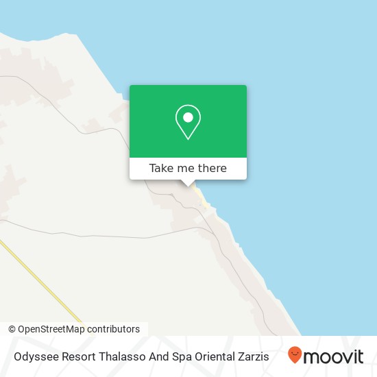 Odyssee Resort Thalasso And Spa Oriental Zarzis map