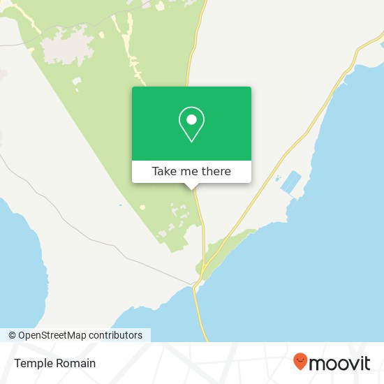 Temple Romain map