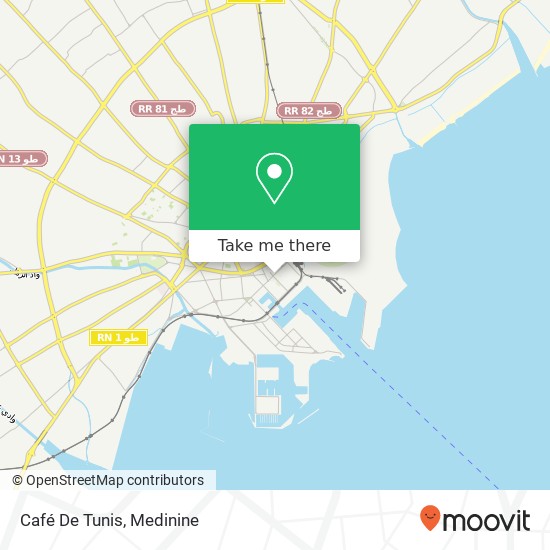 Café De Tunis map