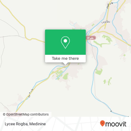 Lycee Rogba map