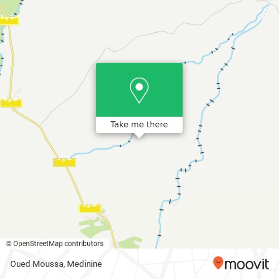 Oued Moussa map