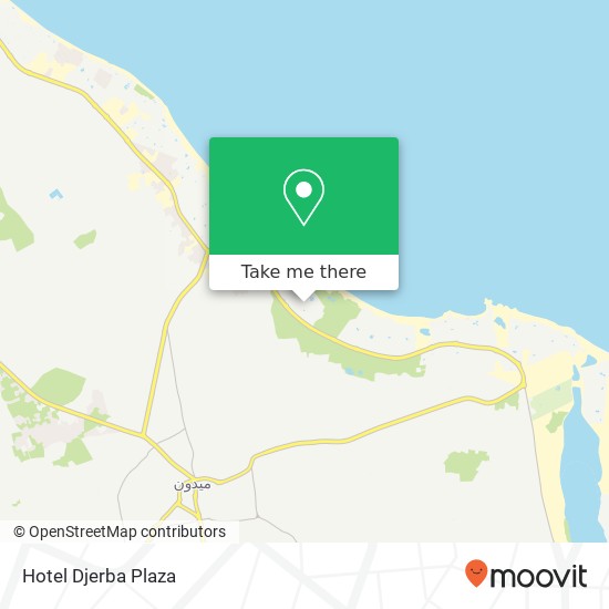 Hotel Djerba Plaza map