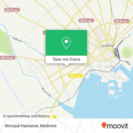 Mosqué Hassanat map