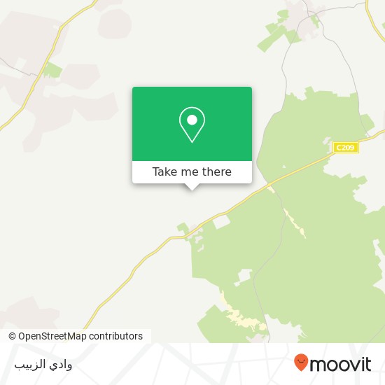 وادي الزبيب map