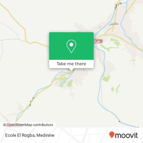 Ecole El Rogba map