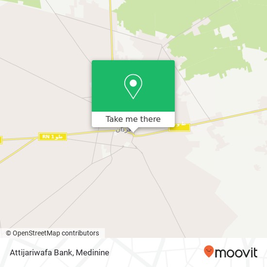 Attijariwafa Bank map