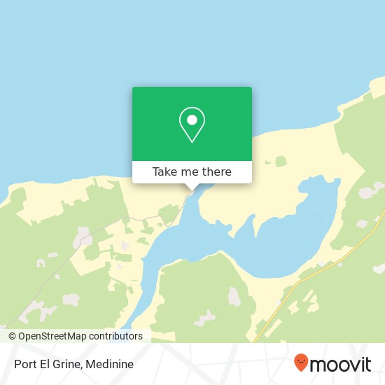 Port El Grine map
