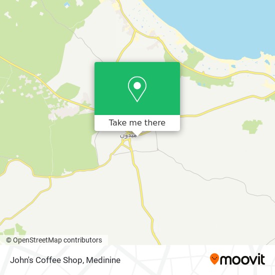 John's Coffee Shop map