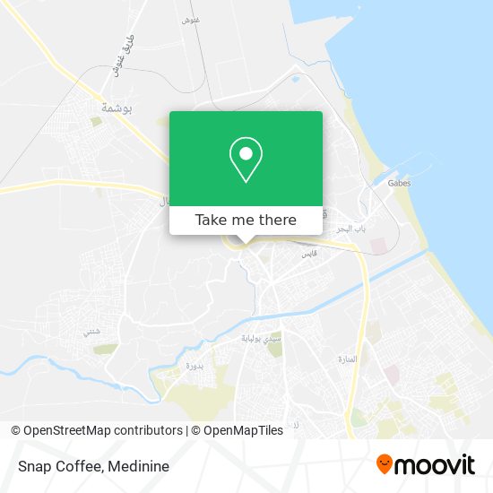 Snap Coffee map