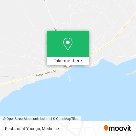 Restaurant Younga map