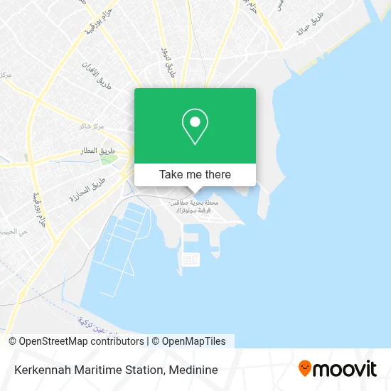 Kerkennah Maritime Station map