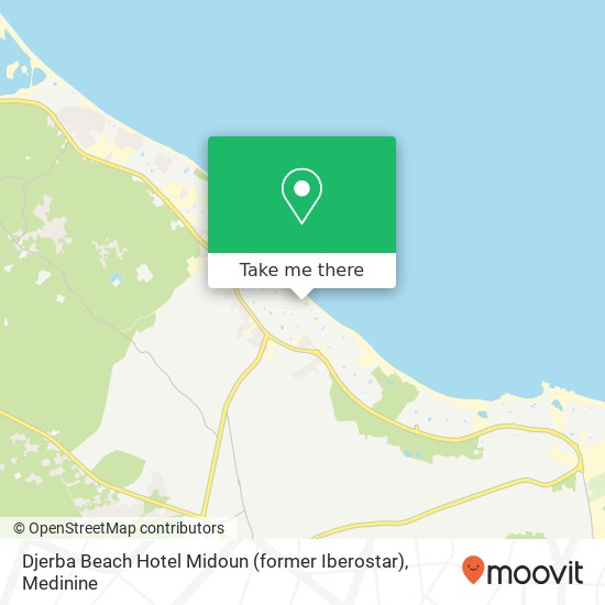 Djerba Beach Hotel Midoun (former Iberostar) map