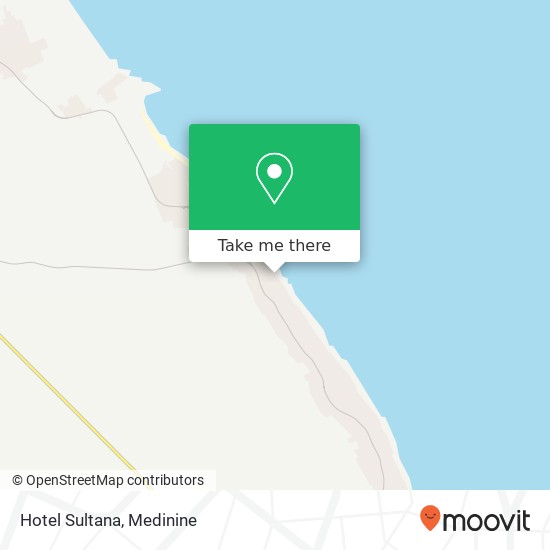 Hotel Sultana map