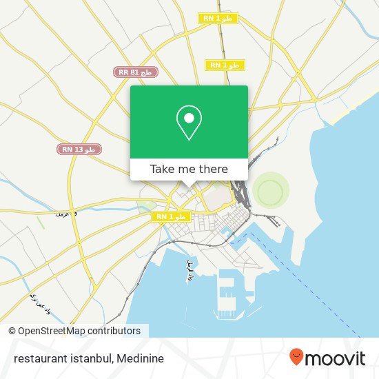 restaurant istanbul map