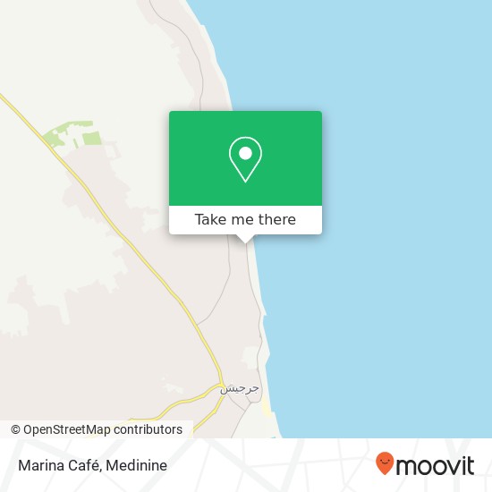 Marina Café map