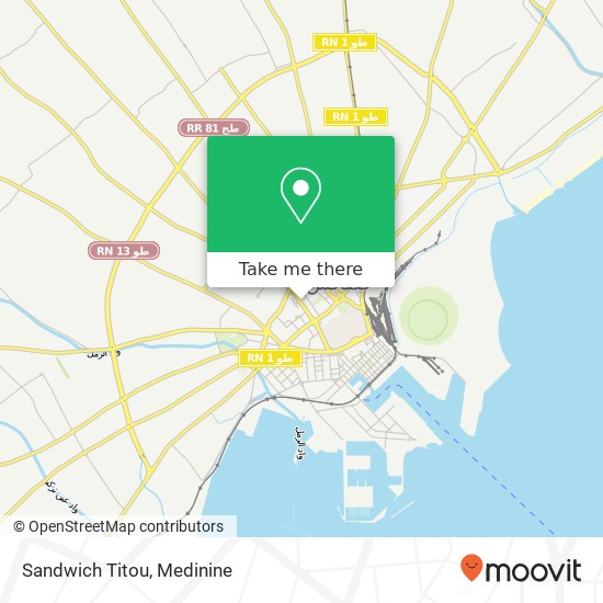 Sandwich Titou map
