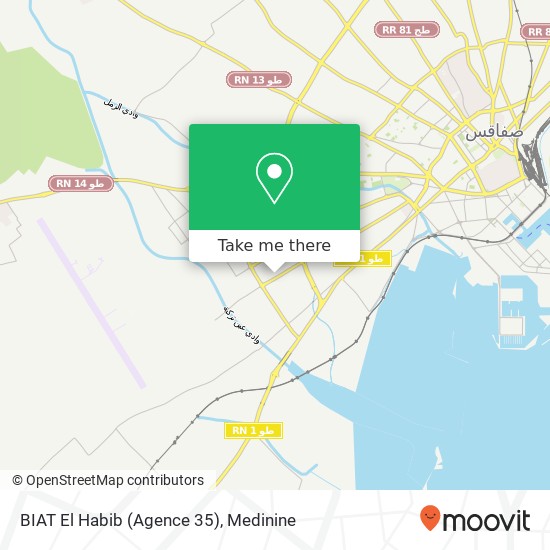 BIAT El Habib (Agence 35) map