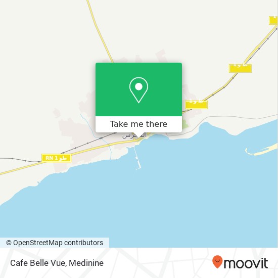 Cafe Belle Vue map
