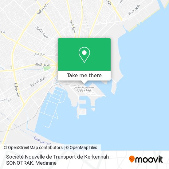 Société Nouvelle de Transport de Kerkennah - SONOTRAK map