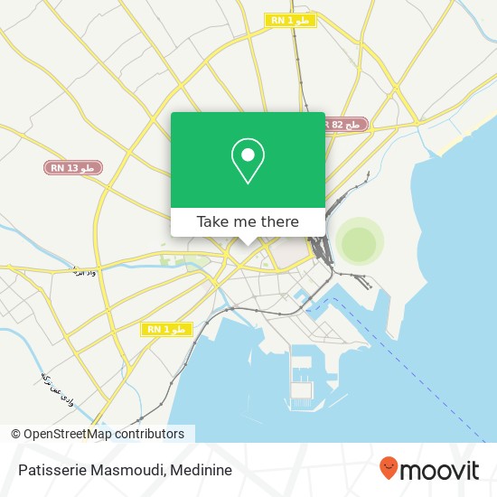 Patisserie Masmoudi map