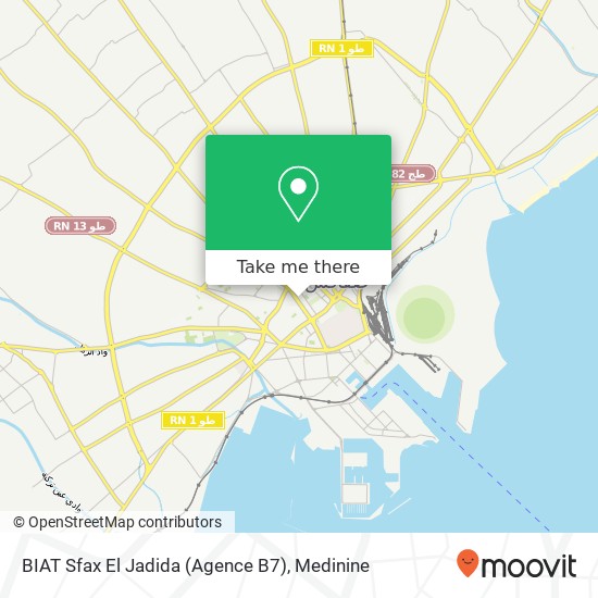 BIAT Sfax El Jadida (Agence B7) map