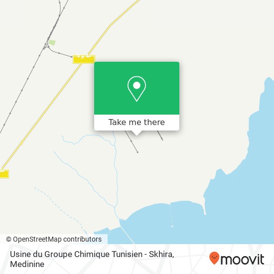 Usine du Groupe Chimique Tunisien - Skhira map
