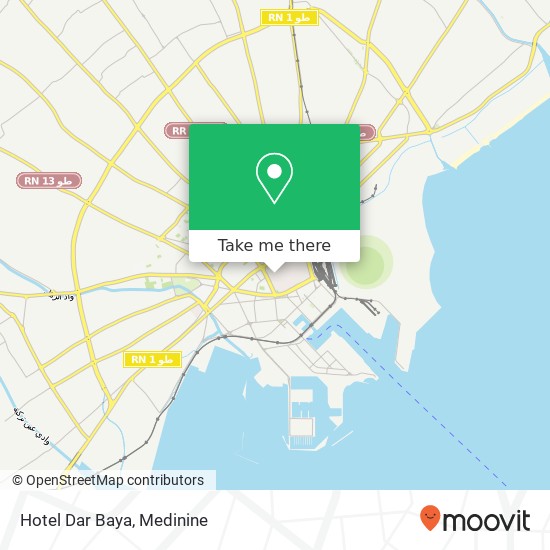Hotel Dar Baya map