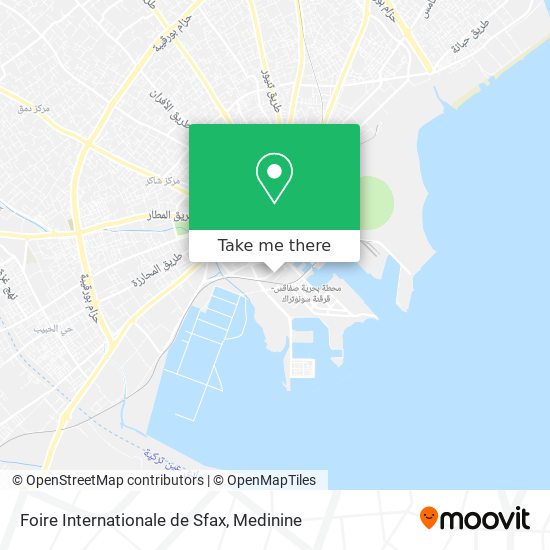Foire Internationale de Sfax map